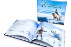 Hardcover Book "The Orphan and the Polar Bear"